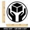 Handle with Care Box Symbol Icon Self-Inking Rubber Stamp for Stamping Crafting Planners